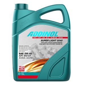 ADDINOL SUPER LIGHT 0540 5W40 SNCF [5L]